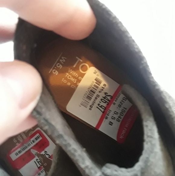 Toms hunter Green suede wedge booties size 5.5 - Picture 5 of 8